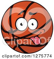 Clipart Of A Goofy Basketball Character Royalty Free Vector Illustration