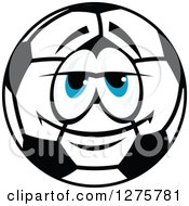 Poster, Art Print Of Blue Eyed Soccer Ball Character