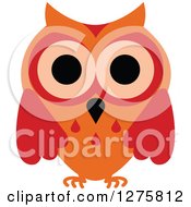 Poster, Art Print Of Red And Orange Owl