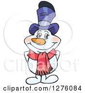 Poster, Art Print Of Happy Mrs Snowman