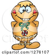 Poster, Art Print Of Happy Gingerbread Man