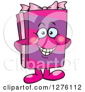 Happy Pink Gift Character