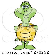 Poster, Art Print Of Happy Turtle Standing