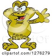 Poster, Art Print Of Happy Toad Waving
