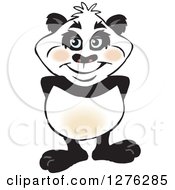 Poster, Art Print Of Happy Panda Standing
