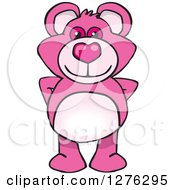 Pink Teddy Bear Standing