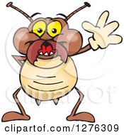 Poster, Art Print Of Happy Termite Waving