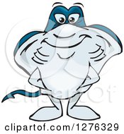 Poster, Art Print Of Happy Sting Ray Standing