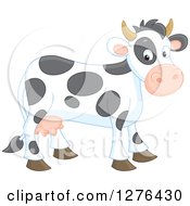 Poster, Art Print Of Cute Happy Cow