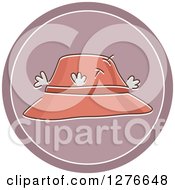 Clipart Of A Fishing Hat Icon Royalty Free Vector Illustration