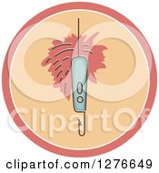 Clipart Of A Fishing Hook Icon Royalty Free Vector Illustration