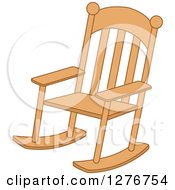 Poster, Art Print Of Wood Rocking Chair
