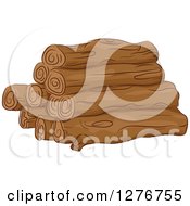 Pile Of Firewood Logs