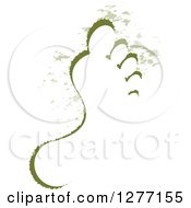 Poster, Art Print Of Green Footprint Design