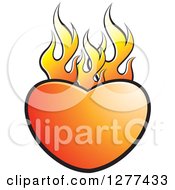 Flaming Gradient Heart