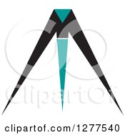 Black And Turquoise Tripod