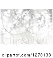 Poster, Art Print Of Christmas Background Of Bokeh Flares And Snowflakes 2