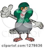 Happy Pigeon Giving A Thumb Up