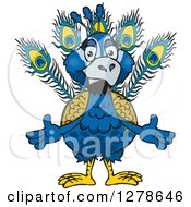 Poster, Art Print Of Welcoming Peacock