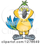 Poster, Art Print Of Blue And Yellow Macaw Parrot