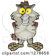 Poster, Art Print Of Happy Owl