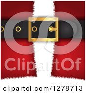 Poster, Art Print Of Closeup Of Santa Suits Belt Buckle