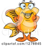 Poster, Art Print Of Happy Fancy Goldfish