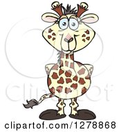 Poster, Art Print Of Happy Giraffe