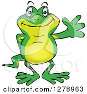 Happy Gecko Waving