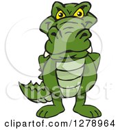 Poster, Art Print Of Happy Alligator