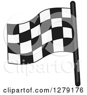 Checkered Car Racing Flag