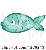 Poster, Art Print Of Cute Fish In Profile