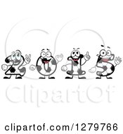 Poster, Art Print Of Happy Soccer Ball Number Characters Forming New Year 2015