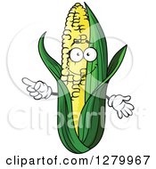 Clipart Of A Fresh Corn On The Cob Royalty Free Vector Illustration
