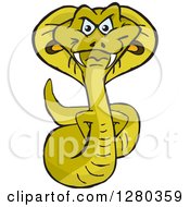Clipart Of A Cobra Snake Royalty Free Vector Illustration