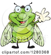 Poster, Art Print Of Friendly Waving Cicada