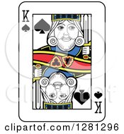 Poster, Art Print Of King Of Spades Playing Card