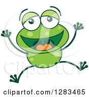 Poster, Art Print Of Laughing Green Frog