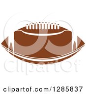 Poster, Art Print Of Brown Laced American Football