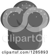 Clipart Of A Loaf Of Grayscale Bread Royalty Free Vector Illustration