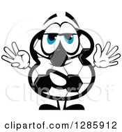 Poster, Art Print Of Soccer Ball Number Eight Character