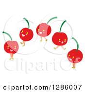 Poster, Art Print Of Happy Cherry Characters