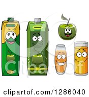 Happy Green Apple And Juice 2