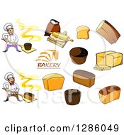 Poster, Art Print Of Chef Bakers And Bread