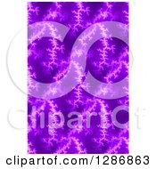 Poster, Art Print Of Seamless Background Of Purple Fractals