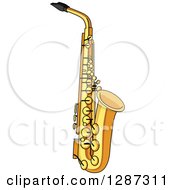 Poster, Art Print Of Brass Saxophone