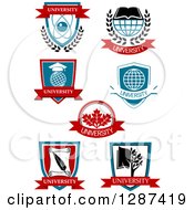 Poster, Art Print Of College And University Shields 2