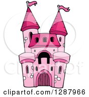 Poster, Art Print Of Pink Castle Girls Toy