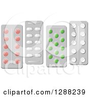 Poster, Art Print Of Blister Packages Of Pills