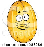 Happy Canary Melon Character